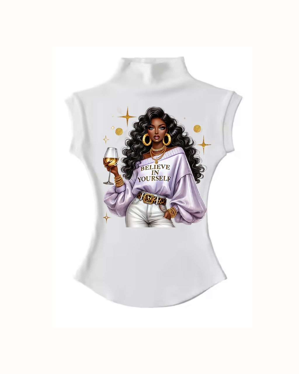 Women Summer Sexy Turtleneck Sleeveless T-Shirts Tops Solid Slim Fit Pullovers