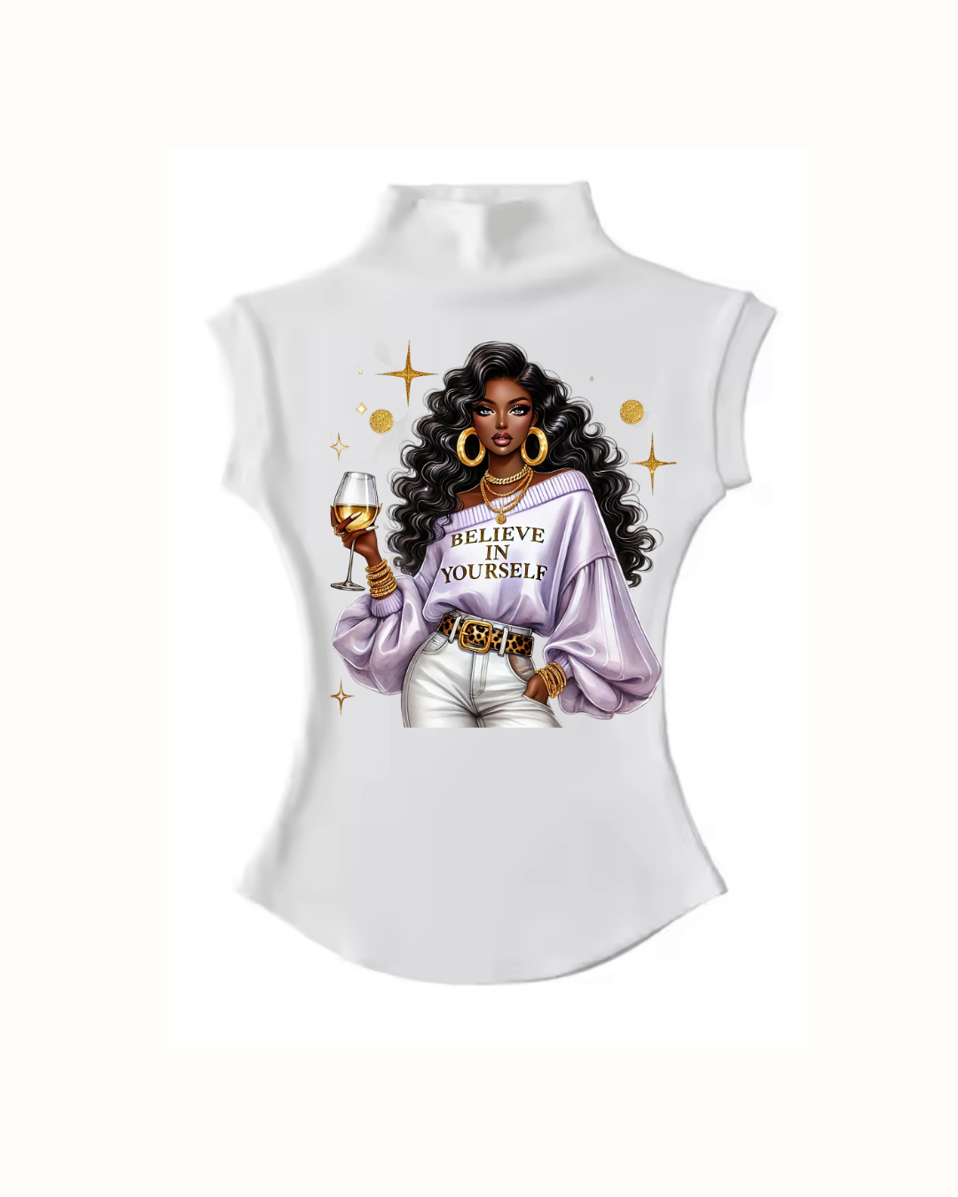 Women Summer Sexy Turtleneck Sleeveless T-Shirts Tops Solid Slim Fit Pullovers